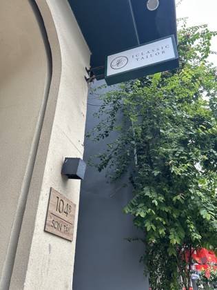 Clothes made at Iclassic Tailor, photo by a customer (trà my)