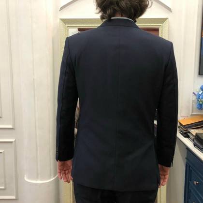 Clothes made at Juan's Tailor, photo by a customer (Janet)