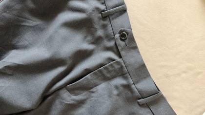 Clothes made at Ken tailor, photo by a customer (Anže Martinčič)