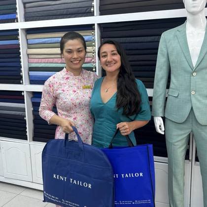 Clothes made at Kent Tailor, photo by a customer (Jhoanna D)