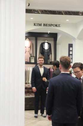 Clothes made at Kim Bespoke, photo by a customer (Avraham Tsikhanovski)
