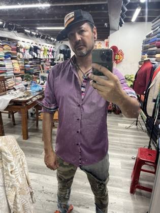 Clothes made at Kim Hien tailor, photo by a customer (Uriah Duffy)