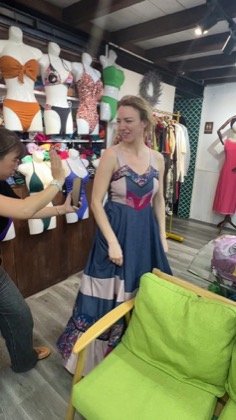 Clothes made at Kim Hien tailor, photo by a customer (Uriah Duffy)