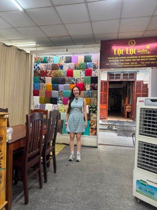 Clothes made at Lộc lộc Tailor &clothshop, photo by a customer (Avishag Tzruya)