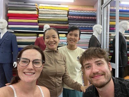Clothes made at Lộc lộc Tailor &clothshop, photo by a customer (Lili)