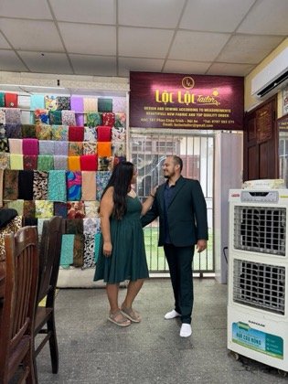 Clothes made at Lộc lộc Tailor &clothshop, photo by a customer (Marco Polo)