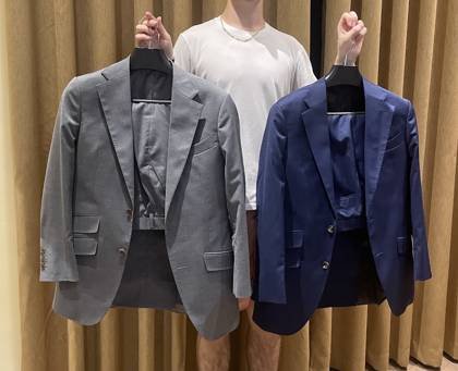Clothes made at Lodina Bespoke, photo by a customer (Enzo 4400)