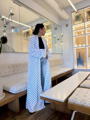 Clothes made at Long Tailor, photo by a customer (Yonlada)