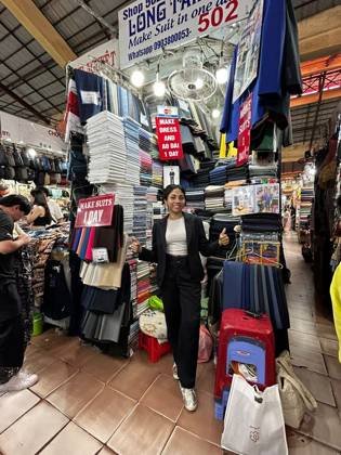 Clothes made at Long Tailor, photo by a customer (Ramya Sengutuven)