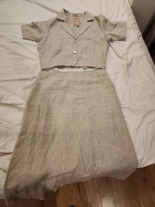 Clothes made at Lua Custom Tailor, photo by a customer (Helen S)