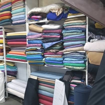 Clothes made at Lusi Tailor Shop, photo by a customer (Bronte N)