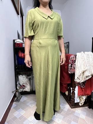 Clothes made at Madame Trinh tailor house, photo by a customer (Phuong Nguyen)