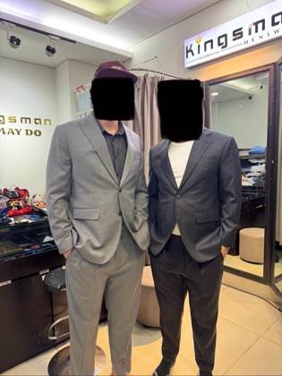 Clothes made at May Đo Vest Đẹp, photo by a customer (Matt Charles)