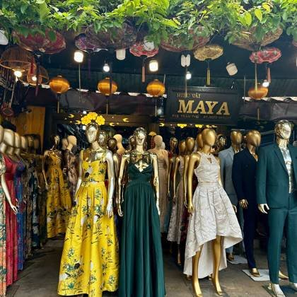 Clothes made at Maya Tailor Hoi An, photo by a customer (Lori B)