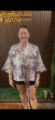 Clothes made at Maya Tailor Hoi An, photo by a customer (Eva Kopernická)