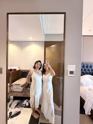 Clothes made at Miên’s Tailor, photo by a customer (Jeana Claire Tomaneng)