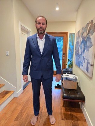 Clothes made at Minh Chau Bespoke, photo by a customer (Trang Dunlap (Top Producing Realtor))