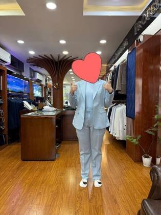 Clothes made at Minh Chau Tailor, photo by a customer (A C)