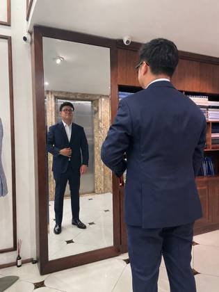 Clothes made at MINH QUANG Hanoi, photo by a customer (Minh Duc Tran)