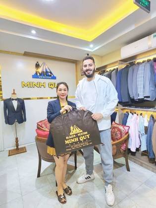 Clothes made at MinhQuy Bespoke Tailoring, photo by a customer (Said Jalal)