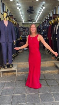Clothes made at Mr. XE, photo by a customer (Rachel Dorr)
