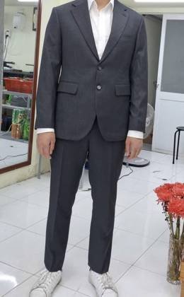 Clothes made at Năm Tailor, photo by a customer (Charlie Tang)