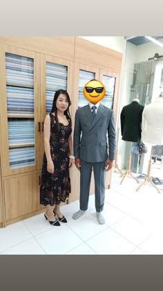 Clothes made at Năm Tailor, photo by a customer (Joseph Htoo)