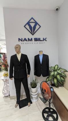 Clothes made at Namsilk Tailor, photo by a customer (Daryl Wilfred)