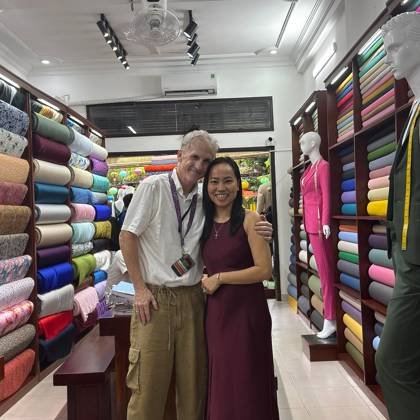 Clothes made at Nathan Tailors Hoi An, photo by a customer (LookyHere111111)