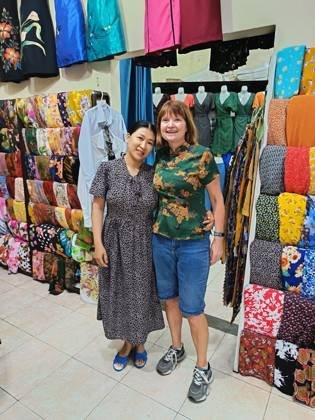 Clothes made at Nga 328 Tailor, photo by a customer (Ali Tombs)