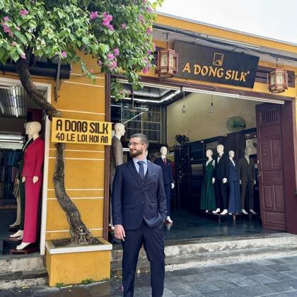 Clothes made at NGO GIA Tailor, photo by a customer (Stefan P)