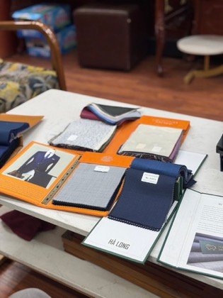 Clothes made at NGO GIA Tailor, photo by a customer (Henkojo)