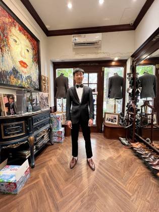 Clothes made at Ngo Minh Tailor Hanoi, photo by a customer (Sarah Chai)