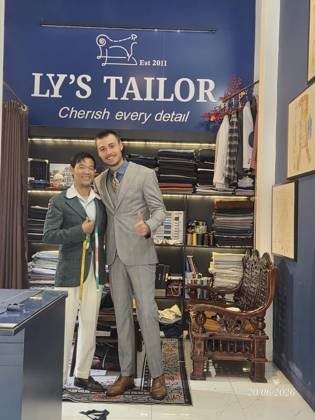 Clothes made at Nhà May Âu Phục, photo by a customer (Hayden Turner)