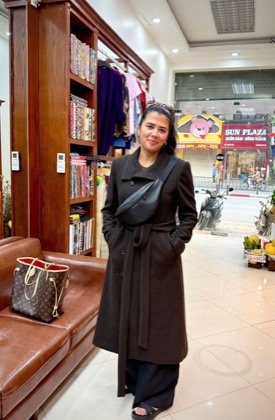 Clothes made at Nhà May Dương, photo by a customer (Laura Burroughs)