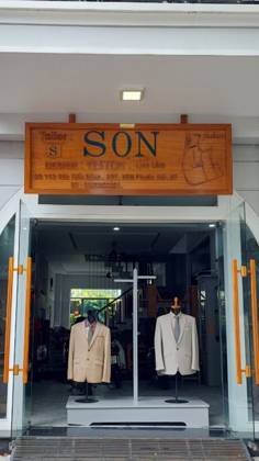 Clothes made at Nhà may Son (Nhà May Rạng Đông), photo by a customer (Vu N)