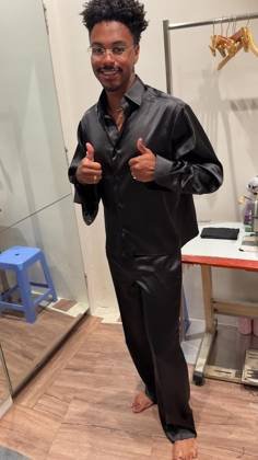 Clothes made at Nhi Tailor, photo by a customer (Jelani Shelton)
