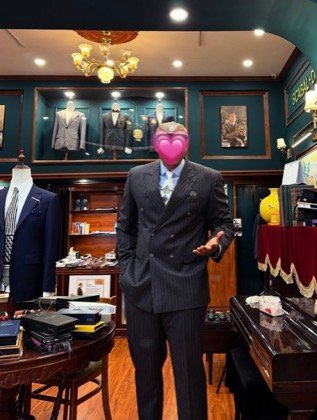 Clothes made at North Tailor, photo by a customer (Pierre B.)