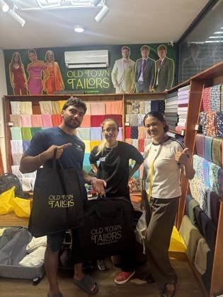 Clothes made at Old Town Tailors, photo by a customer (Akam Aziz)