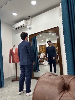 Clothes made at Paul Bespoke Tailor, photo by a customer (Adrian Martinez)