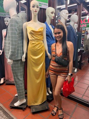 Clothes made at Peace Cloth Shop, photo by a customer (Howard S)