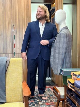Clothes made at Pham Brothers, photo by a customer (George Shepherd)