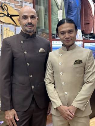 Clothes made at Pham Minh Tailor, photo by a customer (Johan Sng)