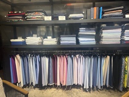 Clothes made at Phan's Custom Tailor, photo by a customer (Jozef Michalovcik)