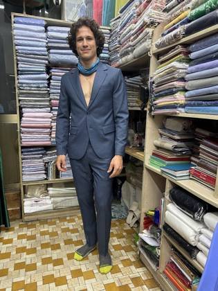 Clothes made at Phuoc Tailor, photo by a customer (Jared Musci)