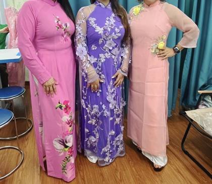 Clothes made at Phương Giang Tailor, photo by a customer (Stephanie Rojas)