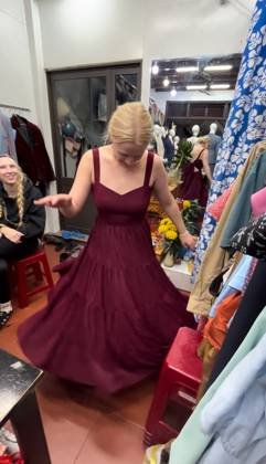 Clothes made at Phuong Na Tailor, photo by a customer (Madeleine Meade)