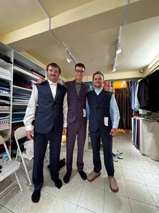 Clothes made at Phuong Tailor, photo by a customer (Max Gearing)