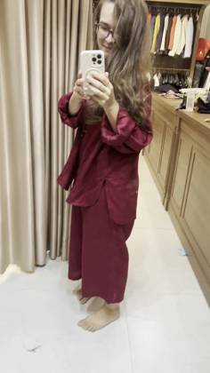 Clothes made at Quân Tailor, photo by a customer (M G)