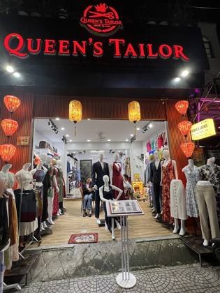 Clothes made at Queen's Tailor, photo by a customer (Kash)